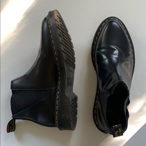 Dr. Martens Bianca Smooth Black Boot
